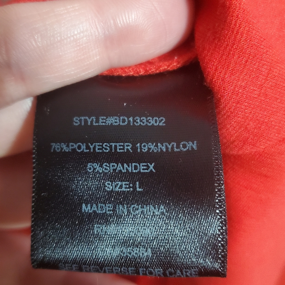 Red Fit and Flare Dress - Picture 2 of 3